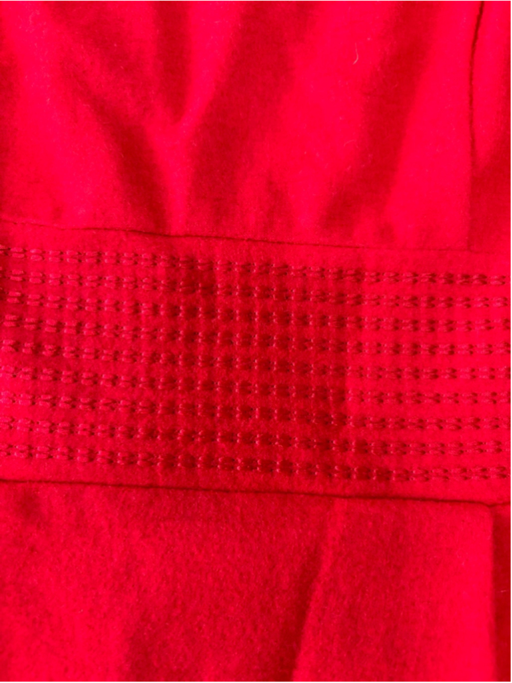 Women's Banana Republic Red Short Sleeve Dress Size 4 Wool - Picture 9 of 10